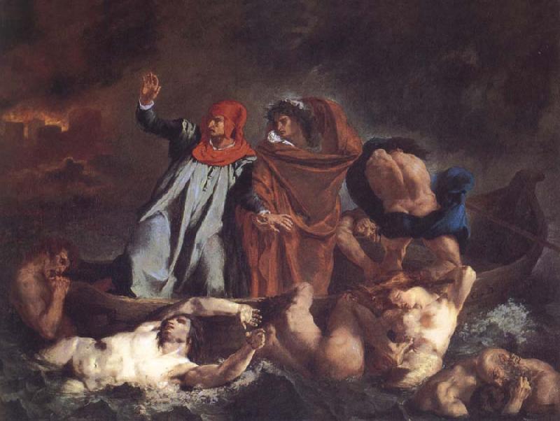 Eugene Delacroix The Barque of Dante oil painting image